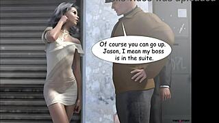 Hi i am mia part 4 in sexy 3d comic outfit