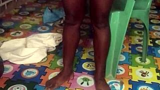 oh wow, this crazybitch twerks in sexy clothes before going fully naked