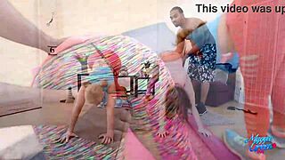 oh man, i can't believe how horny milfs maggie green and sara jay fucked their yoga instructor in ffm threesome.