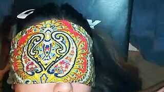 Why Is Tied Up Gf Watching Xvideos Playingcouples With Kinky Blowjob And Facial?