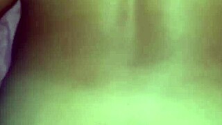 Amateur sex session with neighbor riding big black cock in cowgirl position sensually.