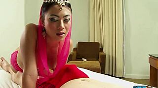 undressing her sexy uniform makes asian teen 18+ horny for big cock massage and hardcore anal fucking