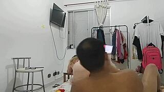 Mature horny Latina Vivi Guedez uses vibrator toy in lingerie for solo pleasure while waiting for excitement.