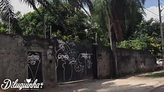 Why Does This Brunette Novinha Masturbate in Uber Before Giving Her Tight Asshole to Stranger Outdoors?