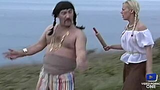 Blonde French milf Dolly Golden with big tits gets assfucked by friend's husband!