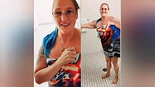 Chubby Cheating Wife Rides Big Black Cock Barefoot While Husband at Work