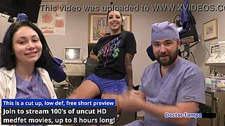 dr tampa examines stefania mafra during yearly physical