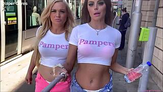 Jessica morgan tammy pink get caught wearing nappies in public august 2022