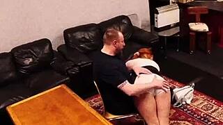 Security cam caught a couple in office quickie with blowjob doggystyle and cumshot in taboo roleplay