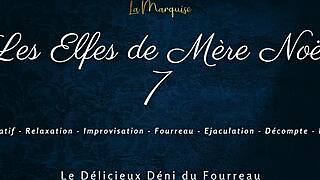 French femdom denial with sheath in european style