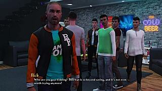 i'm being a dik with innocent busty blonde virgin begging me not to be mad