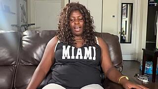 Olympic athlete Althea Charless in interracial casting with ebony cowgirl riding