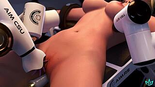 mercy experiences multiple climaxes and gets impregnated by dominant ai