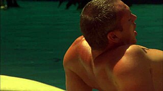 tanya davis licks balls and rides interracial cock outdoors until facial cumshot