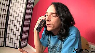 18 Year Old Maid Gets Facial From Big Cock