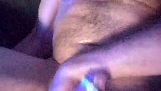 gazzadomm wanks his cock in close-up homemade video with dirty talk