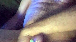 gazzadomm wanks his cock in close-up homemade video with dirty talk