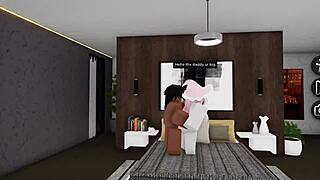 roblox slut hints at taking big black cock in her big ass and tits