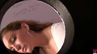 Naughty blonde Emily Eve intensely gives deepthroat blowjob to stranger after boyfriend fight