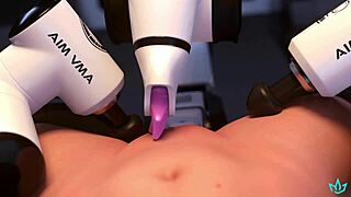 mercy experiences multiple climaxes and gets impregnated by dominant ai