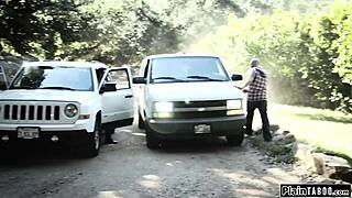 Oh my god I have two cocks in my pussy during this double penetration session