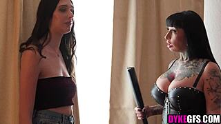 Lesbian Mafia Boss Loves To Lick Pussy And Scissor With Brunette Milf!