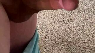 Hand Free Cum Shot Explodes!