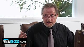 Step sisters part 3 - DIRTY SLUTS Gal and Aubree reunite STEPMOMMY and STEPDADDY with SLOPPY orgy