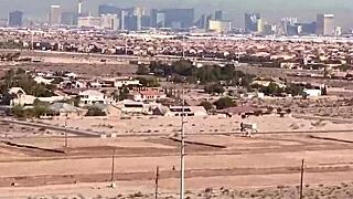 Getting caught giving outdoor public blowjob in a cave leads to intriguing couple cumshot action