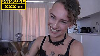 British Minx Tackles Two Grizzled Dudes