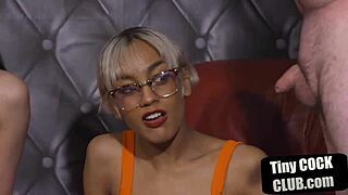 Small Cock Fat Guy Jerked By CFNM Group Of Humiliating Babes In Boots, Heels, And Dirty Talk