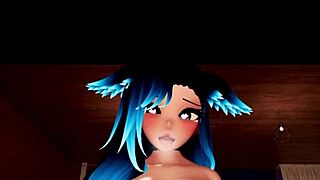 3D Huge Boobs Tits Job Blowjob in POV with Sound