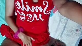 Amateur Colombian Bunny In Cosplay Rides Tight Pussy Until He Cums Inside!