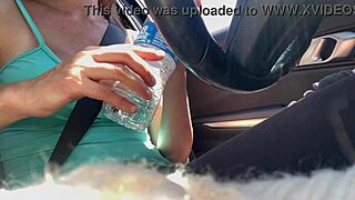 italian big tits milf artemisia love hot tits oudoor close up session horny af car driving