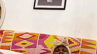 Horny amateur tests pussy with dildo outdoors for creampie in full movie