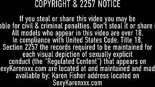 blonde cougar karen fisher gets dildo fucked by big tits babe ryan conner in lingerie with orgasmic moans and pussy licking