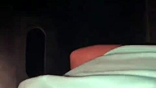 Liberada pelo marido para curtir o esperma de outros homens no gloryhole as Brazilian housewife licks cum