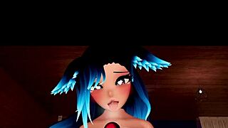 3D Huge Boobs Tits Job Blowjob in POV with Sound