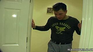 Husband dominates blonde wife in lingerie with extreme anal toys and rough fingering in boots