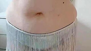 bbw with big ass and curvy belly dances sensually