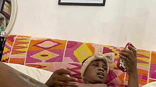 Horny amateur tests pussy with dildo outdoors for creampie in full movie