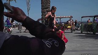 Curvy Petite 18+ Euro Babe on Streets