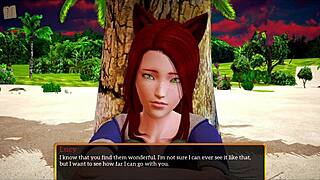 Amateur redhead with big tits plays intense game in episode 322