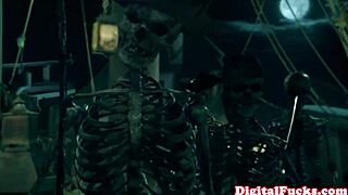 Jesse Jane gets up close in horny ffm threeway with adorable tattooed babes