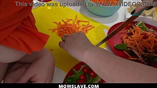 stepson brings his girlfriend to meet freeuse stepmom - momslave