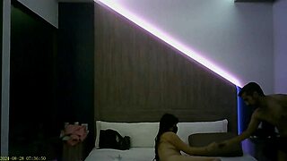 Those delicious moans from my latina girlfriend during our homemade casting session