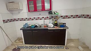 beautiful skinny brunette pays rent with perfect body in outdoor sex with big cock