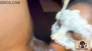 I love it when daddy fucks my big ass bareback with his big black cock and cums inside.