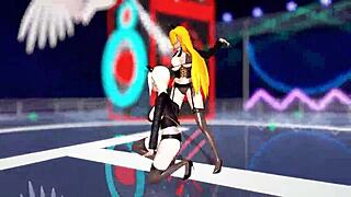 Big Ass Big Tits Lady in Black Transparent Lingerie - Killer Encounter!