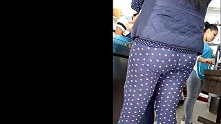 Spying On Voyeur Ass In Quesadillas Spot